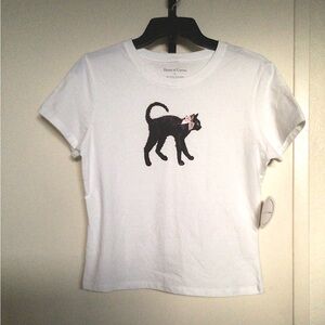 Chic Cat Graphic T-Shirt